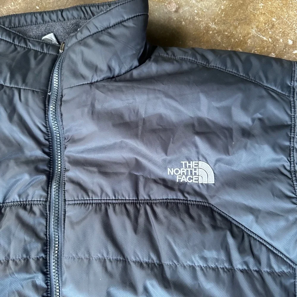 The North Face Puffer Jacket Mens XXL Black Excellent Quilted Insulated Zip Up